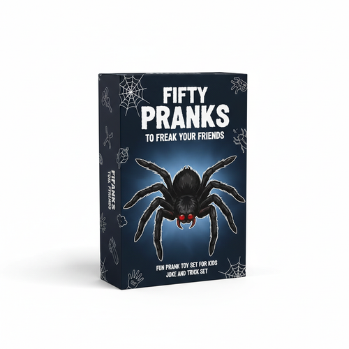 Fifty Pranks to Freak Your Friends kit box